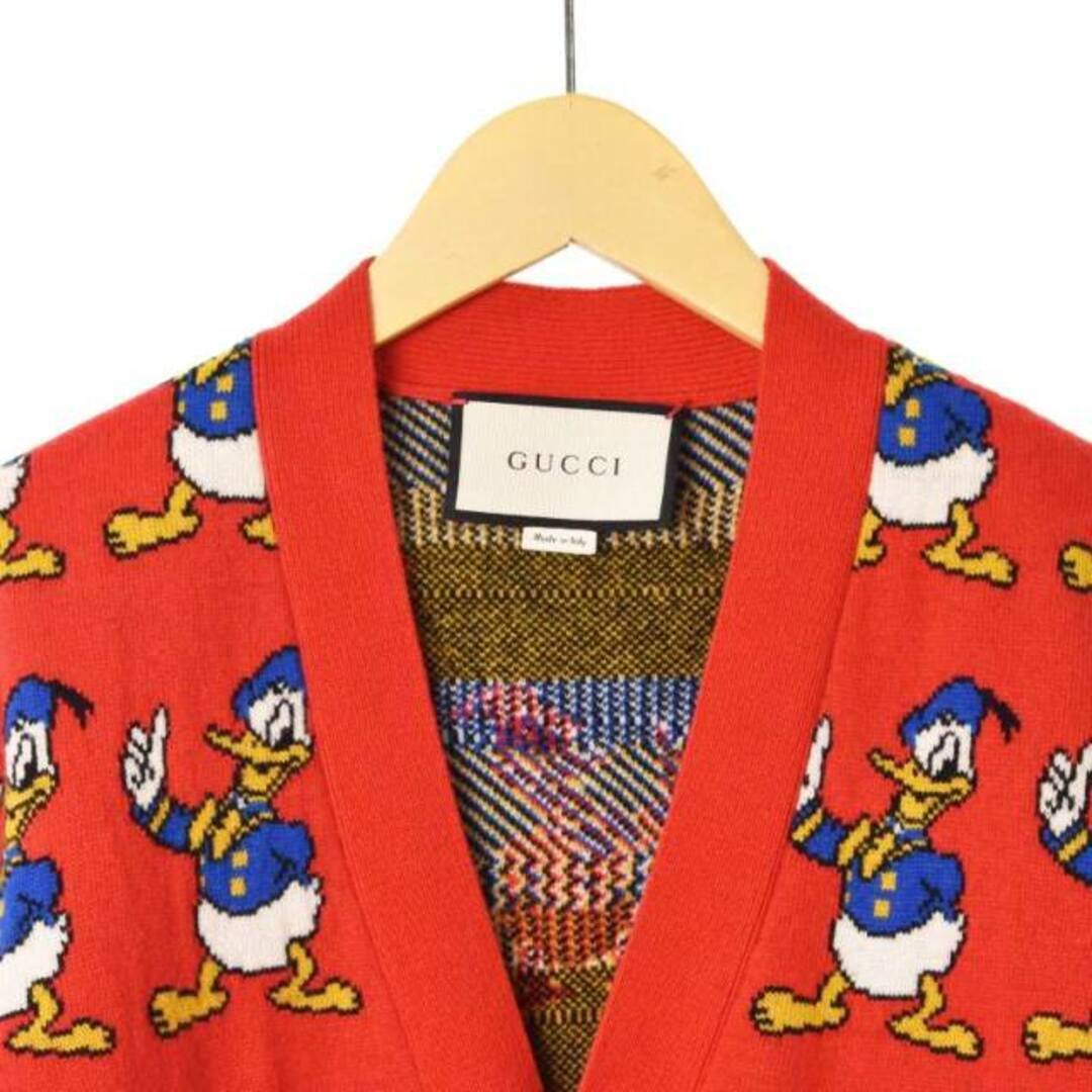 Gucci Disney Donald Back Embroidered Cardigan V-Neck Mens Size XS