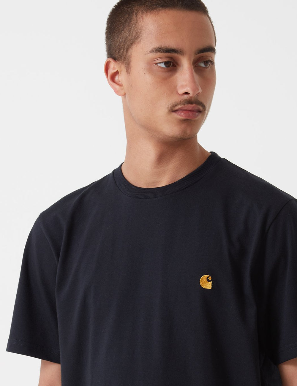 Carhartt WIP S/S Chase T-Shirt, Black/Gold