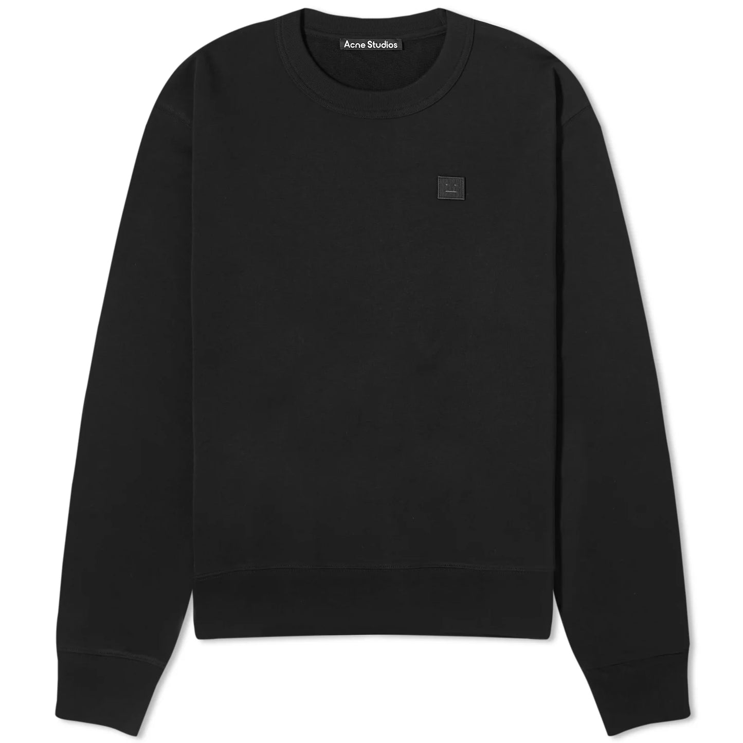 ACNE STUDIOS Fairah Face- Patch Cotton-Jersey Sweatshirt