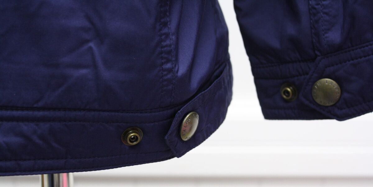Polo Ralph Lauren Boys Navy Blue Jacket Red Pony, Logo Zipper NEW