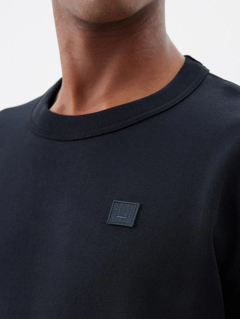 ACNE STUDIOS Fairah Face- Patch Cotton-Jersey Sweatshirt